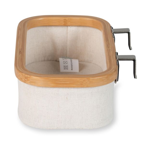 Panier suspendu pour table à langer 22 x 12 cm - Nat / Beige