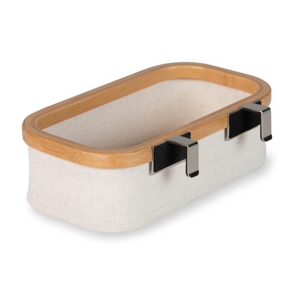 Panier suspendu pour table à langer 22 x 12 cm - Nat / Beige