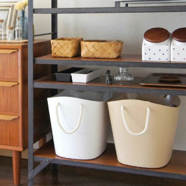 Panier de rangement Balcolore 38 litres - Café au lait