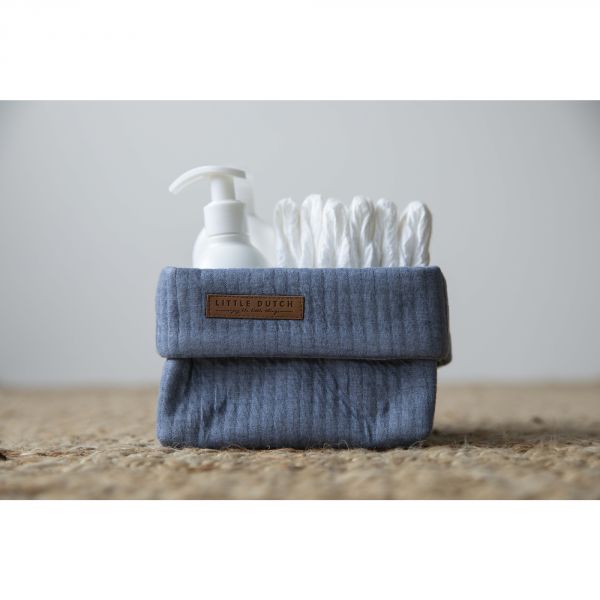 Panier de rangement petit modèle Pure Blue