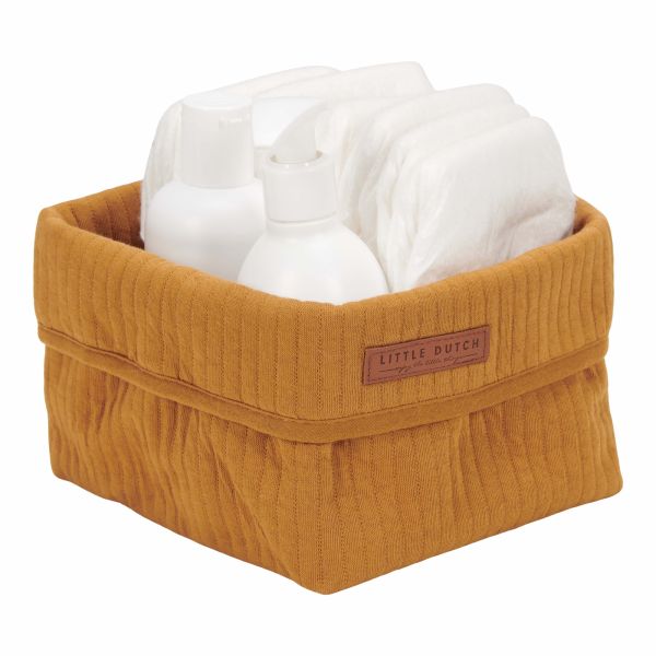 Panier de rangement petit modèle Pure Ocre Spice