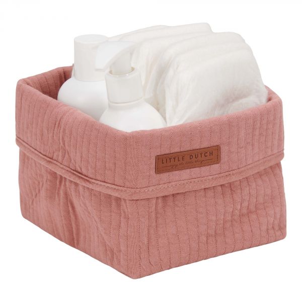 Panier de rangement petit modèle Pure Pink Blush