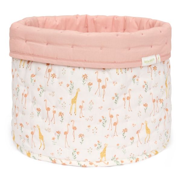 Panier de commode rond grand - Blooming Safari