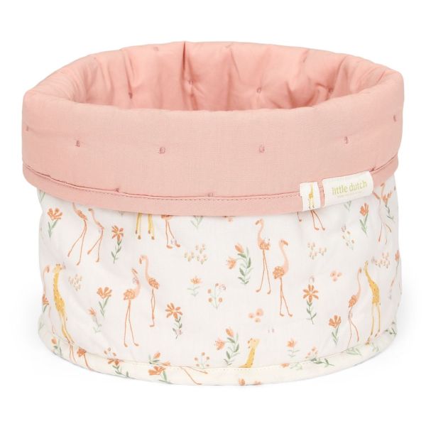 Panier de commode rond petit - Blooming Safari