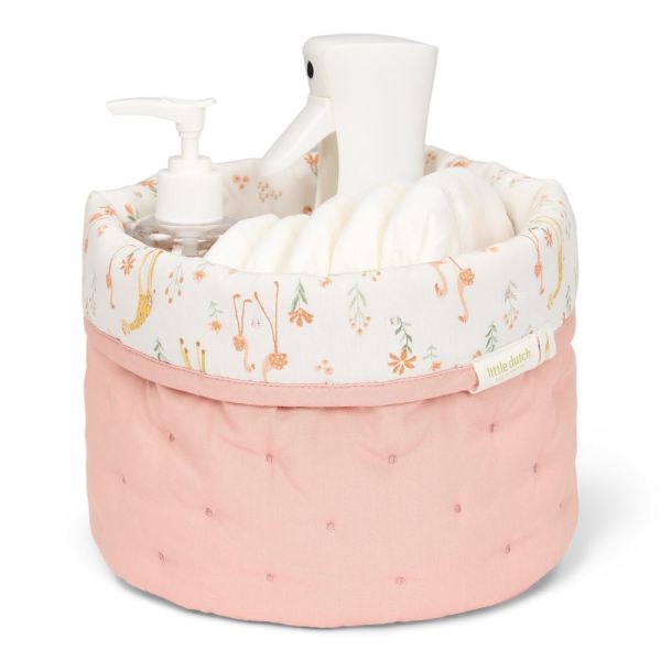 Panier de commode rond petit - Blooming Safari