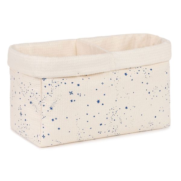 Panier de rangement bébé Opéra Blue Milky Way