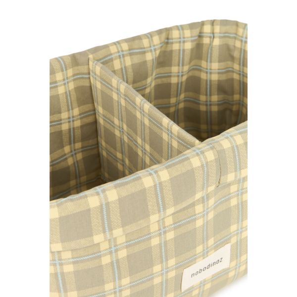 Panier de rangement double Stories Green Lemon Squares