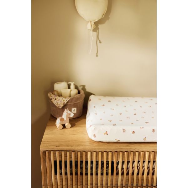 Panier de rangement 14 x 18 cm Cloudy Rib Milky Coffee