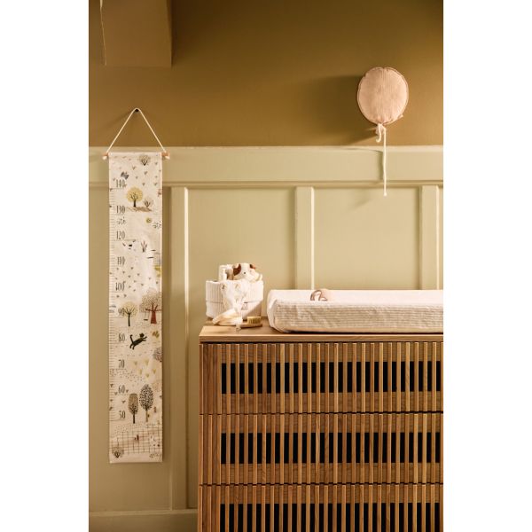 Panier de rangement 14 x 18 cm Cloudy Rib Oatmeal