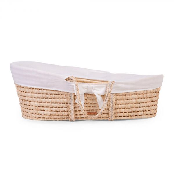 Couffin panier Moise Natural + Matelas + Habillage Jersey écru