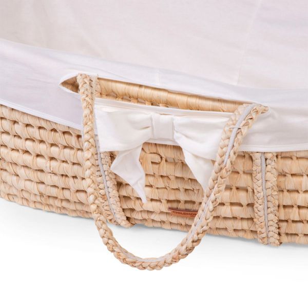 Couffin panier Moise Natural + Matelas + Habillage Jersey écru