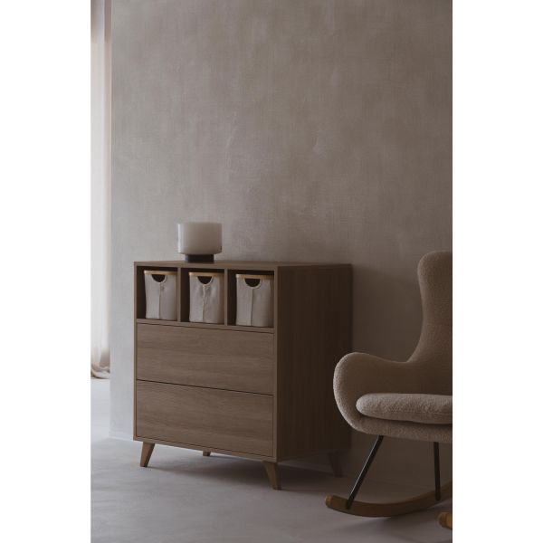 Panier de rangement pour commode naturel Beige