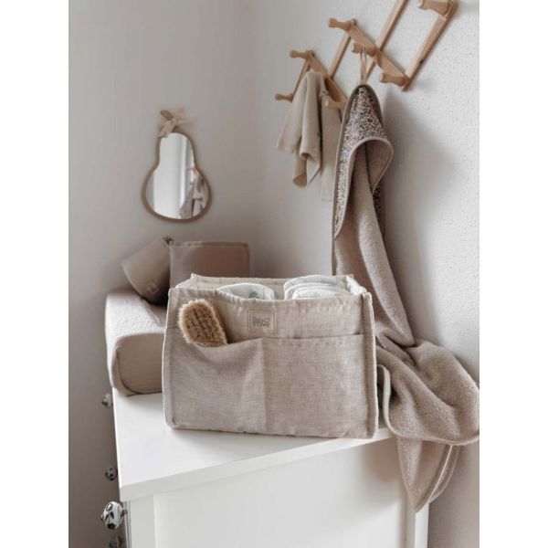 Panier de rangement pour couches 100% Lin