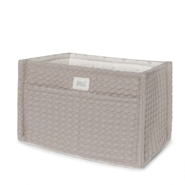 Panier de rangement pour couches Gaufre latte