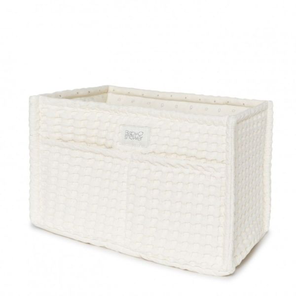 Panier de rangement pour couches Gaufre vanille