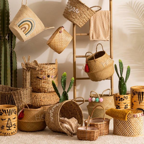 Panier de rangement Oreilles jacinthe