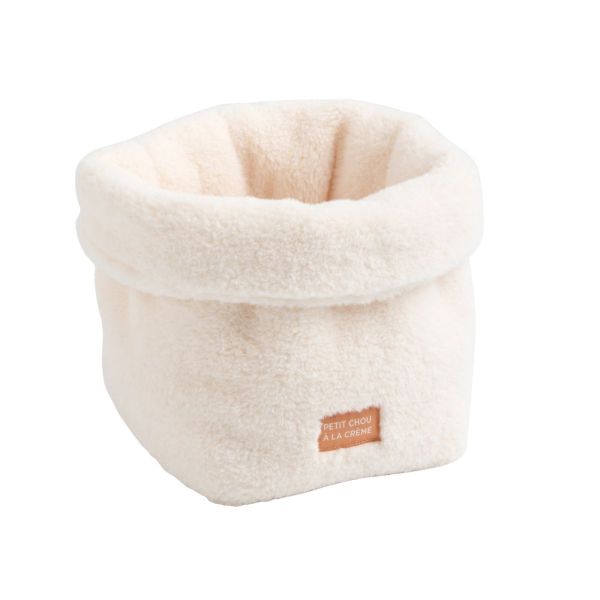 Panier de rangement uni rose