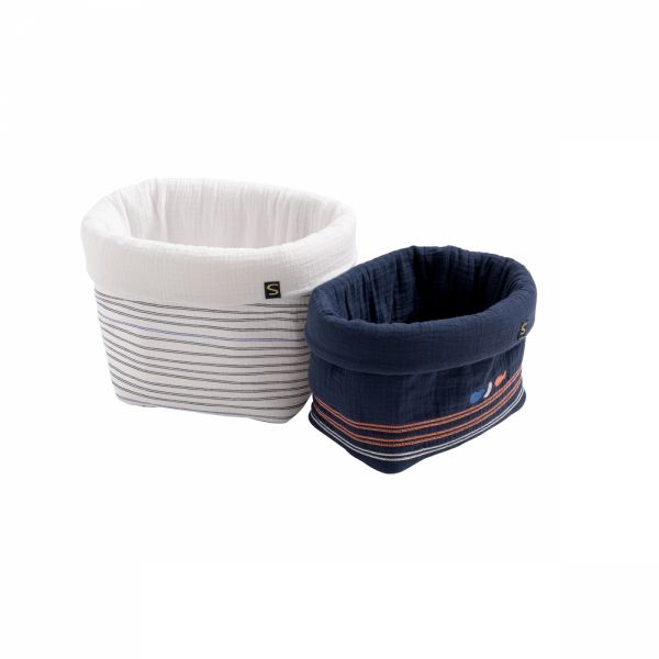 Lot de 2 paniers Baby sailor