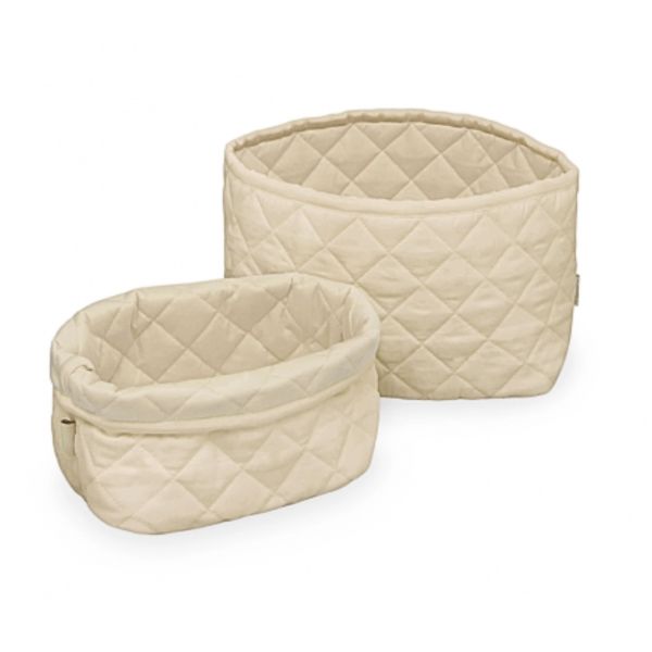 Lot de 2 paniers de rangement Praline - OCS