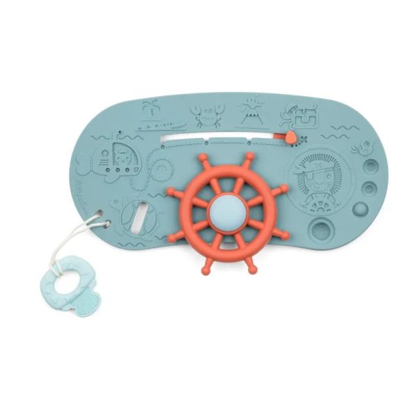 Panneau d'activités pour le bain Bateau pirate