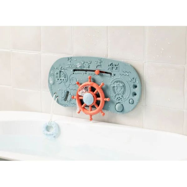 Panneau d'activités pour le bain Bateau pirate