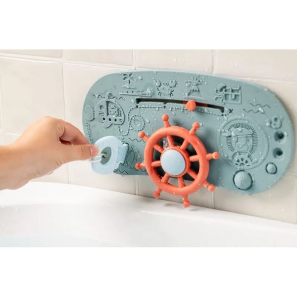 Panneau d'activités pour le bain Bateau pirate