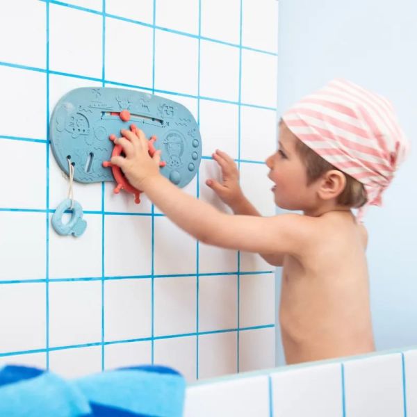 Panneau d'activités pour le bain Bateau pirate