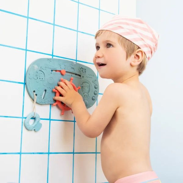 Panneau d'activités pour le bain Bateau pirate