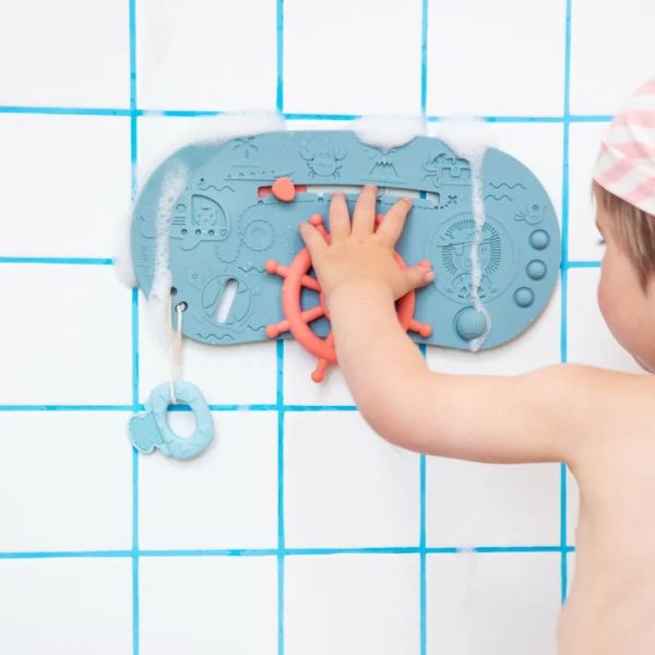 Panneau d'activités pour le bain Bateau pirate