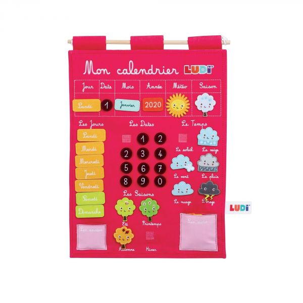 Panneau Calendrier Basic Rose