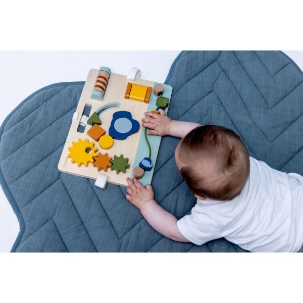 Panneau d'activités en bois - Mrs. Elephant