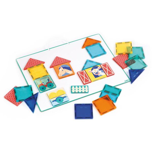 Jeu de construction Panneau magnétique avec 27 pièces