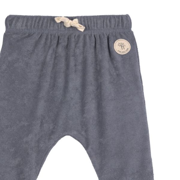 Pantalon en mousseline Anthracite 3/6 mois