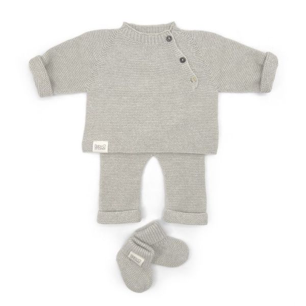 Pantalon Tricot Cashmere beige - Taille 0 à 1 mois
