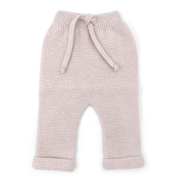Pantalon Tricot Cashmere nude powder - Taille 0 à 1 mois