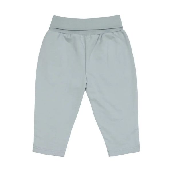 Pantalon de jogging enfants en coton bio - Little Gang bleu clair 3/6 mois