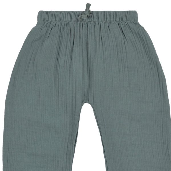Pantalon en mousseline Green 0/2 mois