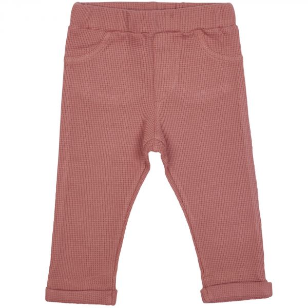 Pantalon legpants micro nid d'abeille cassonade - 24 mois
