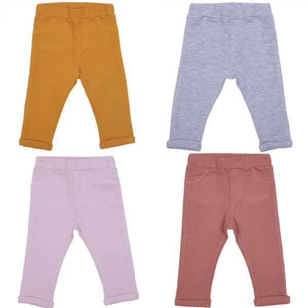 Pantalon legpants micro nid d'abeille cassonade - 24 mois