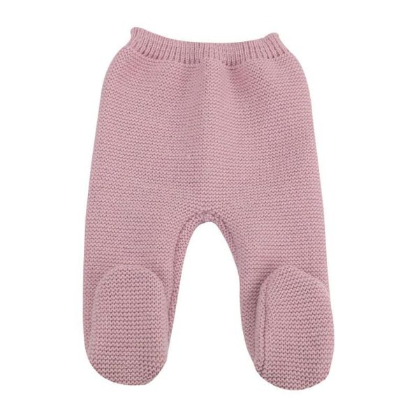 Pantalon maille 0/1 mois Rose