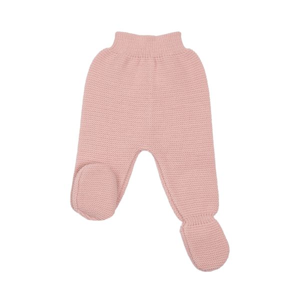 Pantalon maille 0/1 mois Rose