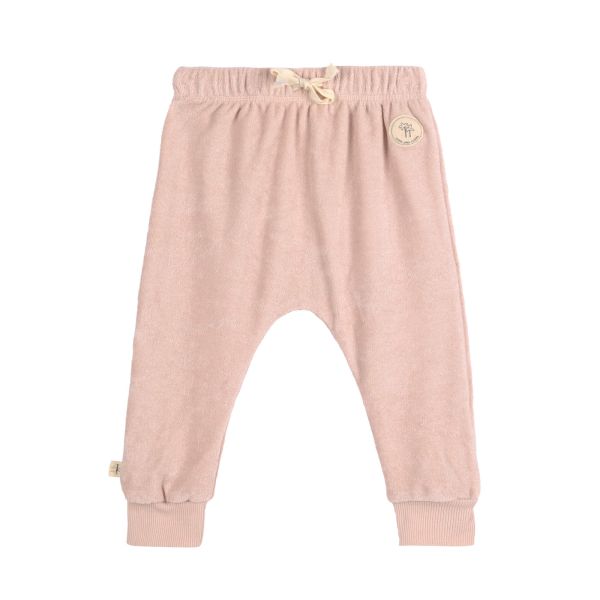 Pantalon en mousseline rose poudré 3/6 mois