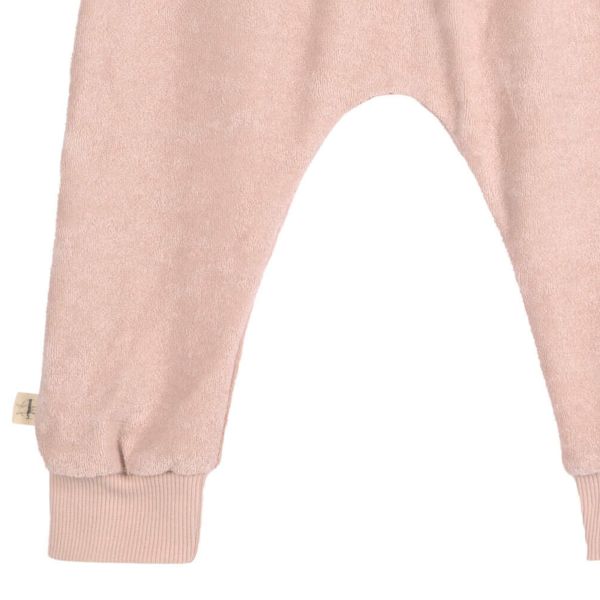 Pantalon en mousseline rose poudré 3/6 mois