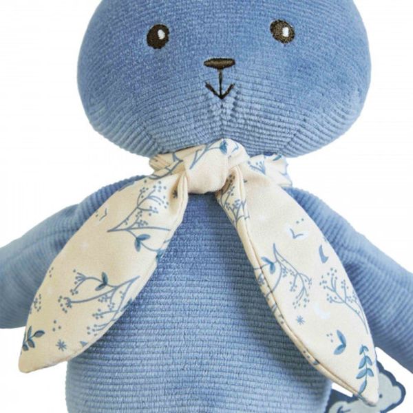 Doudou lapinoo 35 cm Bleu horizon