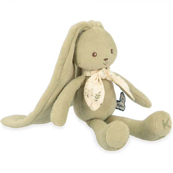 Doudou lapinoo 25 cm Vert