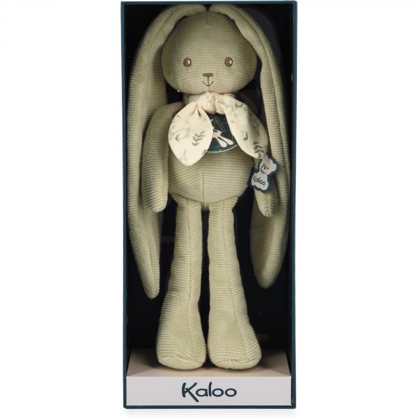 Doudou lapinoo 25 cm Vert