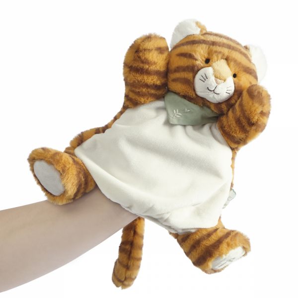 Doudou marionnette tigre Papaye
