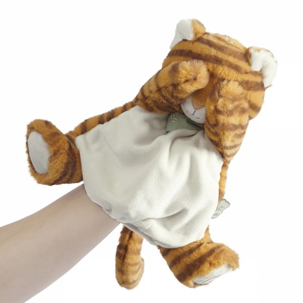 Doudou marionnette tigre Papaye