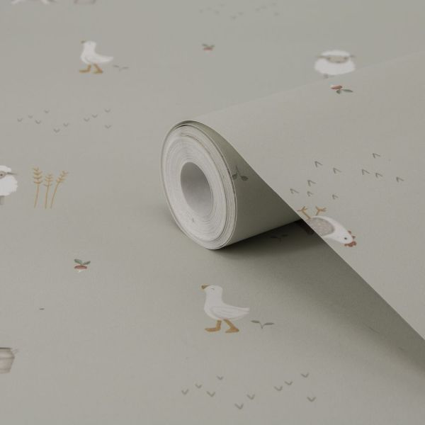Papier peint intissé - Little Farm - 52 x 10 cm