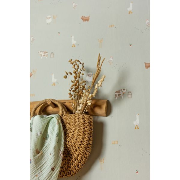 Papier peint intissé - Little Farm - 52 x 10 cm